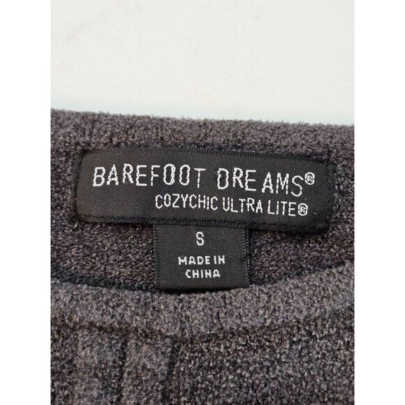 Barefoot Dreams CozyChic Ultra Lite Tie-Front Top Lightweight Sweater Small - Picture 6 of 10